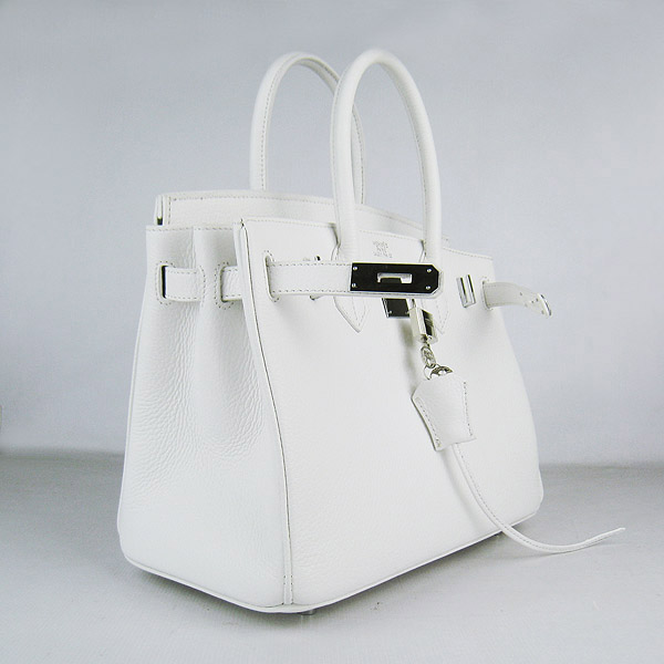 Replica Hermes Birkin 30CM Togo Leather Bag White 6088 On Sale